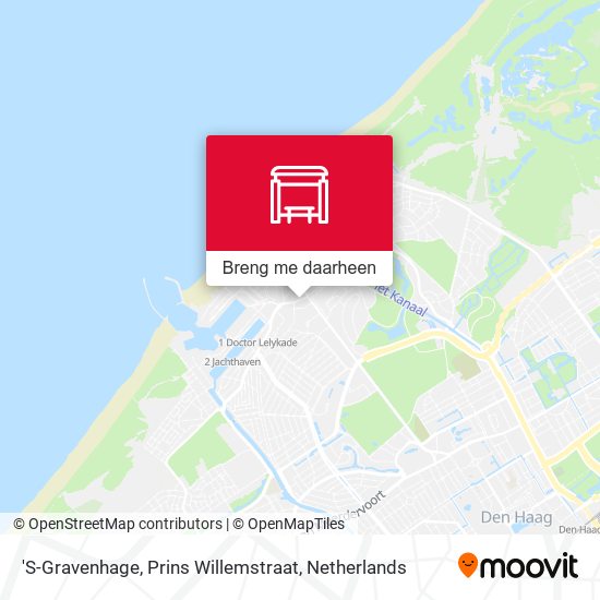 'S-Gravenhage, Prins Willemstraat kaart