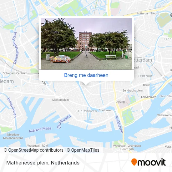 Mathenesserplein kaart