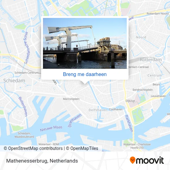 Mathenesserbrug kaart