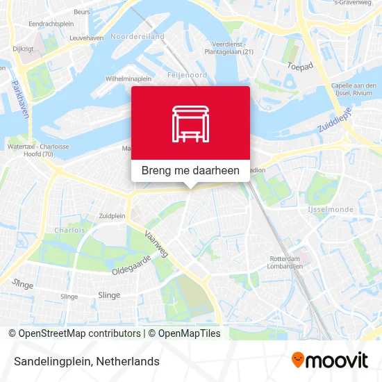 Sandelingplein kaart