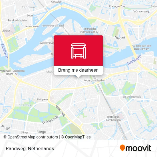 Randweg kaart
