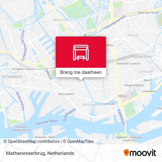 Mathenesserbrug kaart