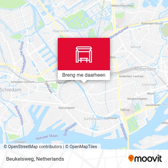 Beukelsweg kaart