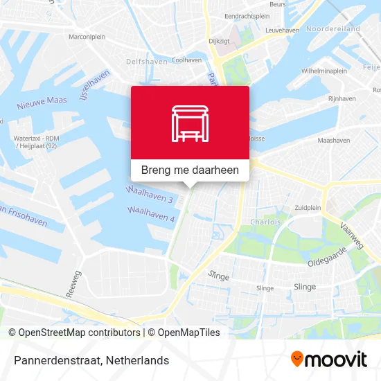 Pannerdenstraat kaart