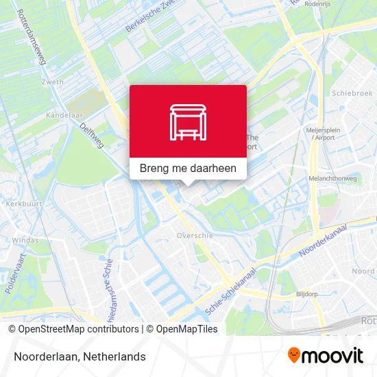 Noorderlaan kaart