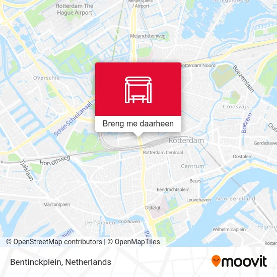 Bentinckplein kaart