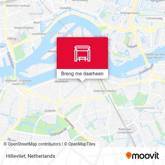 Hillevliet kaart