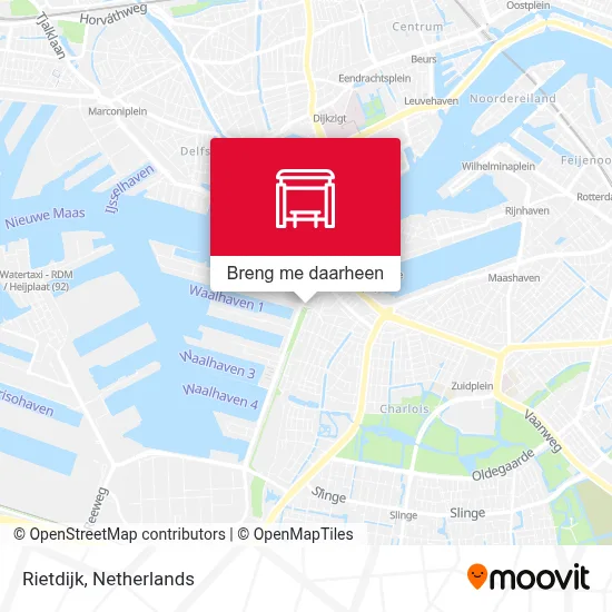 Rietdijk kaart