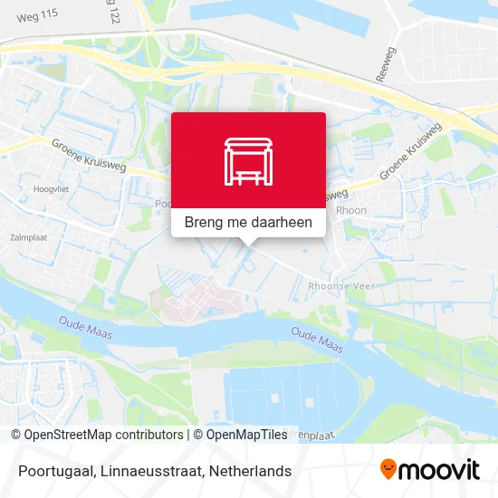 Poortugaal, Linnaeusstraat kaart
