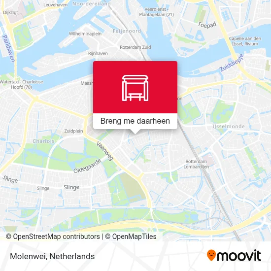 Molenwei kaart