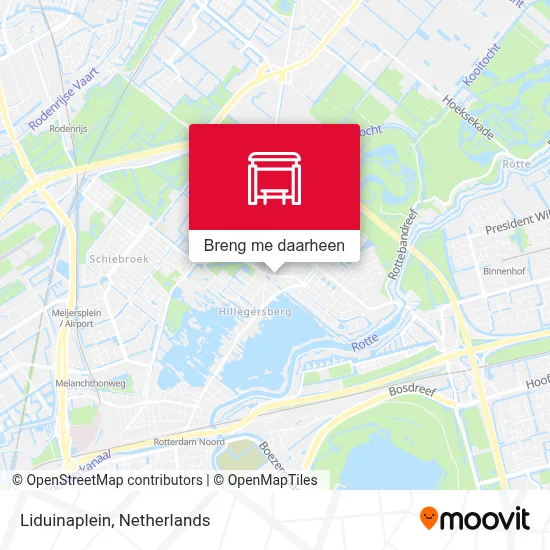 Liduinaplein kaart