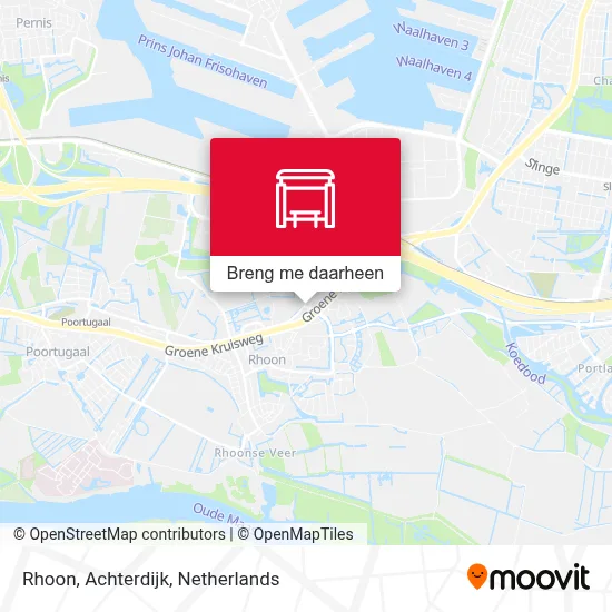 Rhoon, Achterdijk kaart