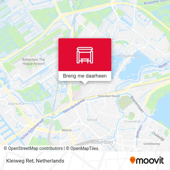 Kleiweg Ret kaart