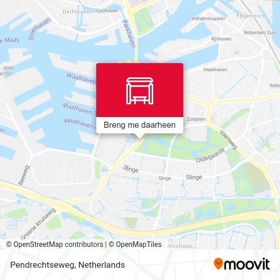 Pendrechtseweg kaart