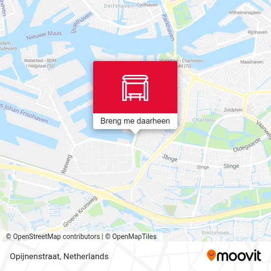 Opijnenstraat kaart