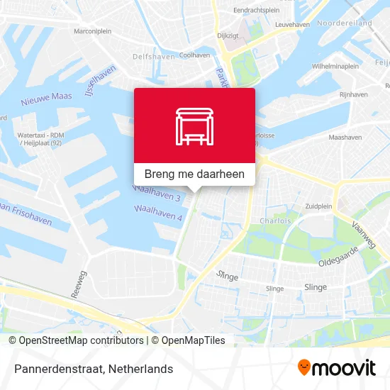 Pannerdenstraat kaart