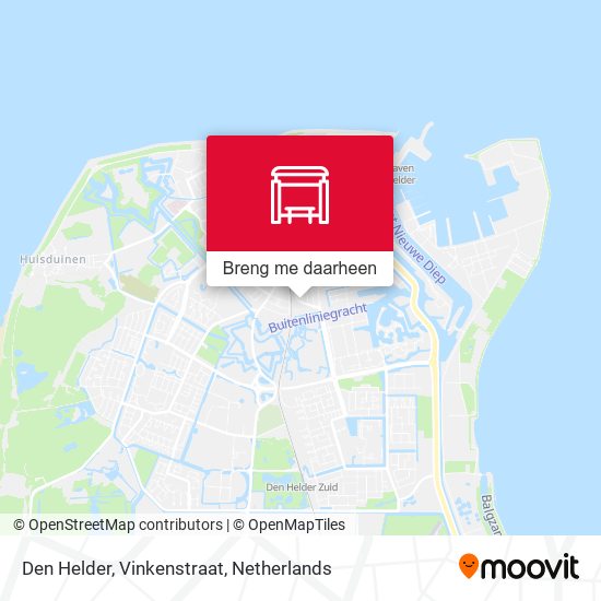 Den Helder, Vinkenstraat kaart