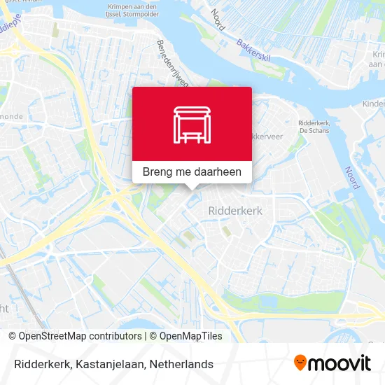 Ridderkerk, Kastanjelaan kaart
