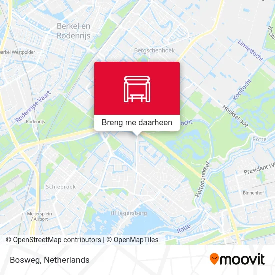 Bosweg kaart