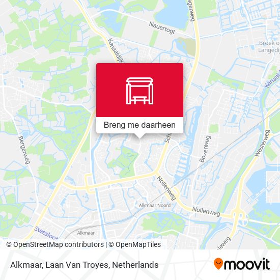 Alkmaar, Laan Van Troyes kaart