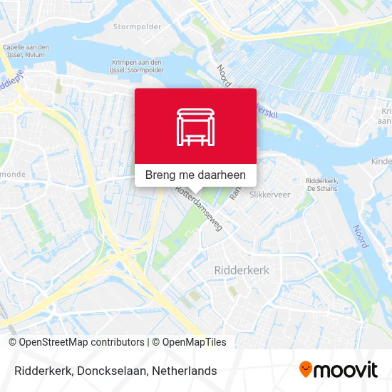 Ridderkerk, Donckselaan kaart