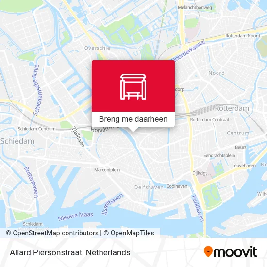 Allard Piersonstraat kaart