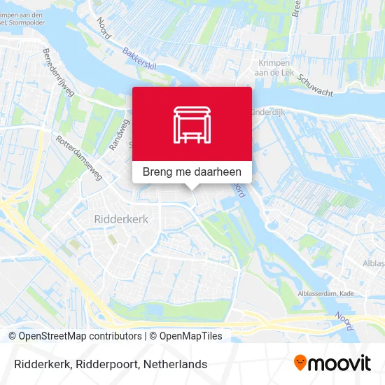 Ridderkerk, Ridderpoort kaart