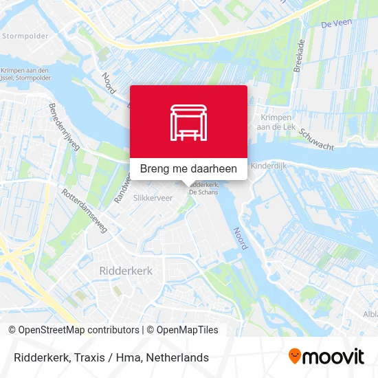 Ridderkerk, Traxis / Hma kaart