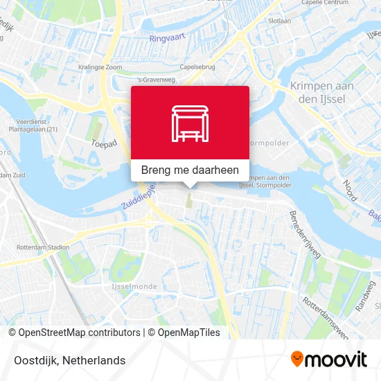 Oostdijk kaart