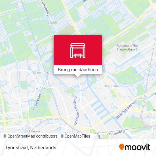 Lyonstraat kaart