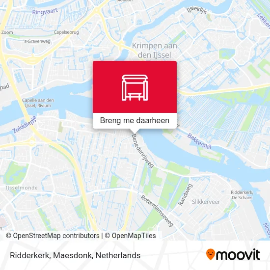 Ridderkerk, Maesdonk kaart