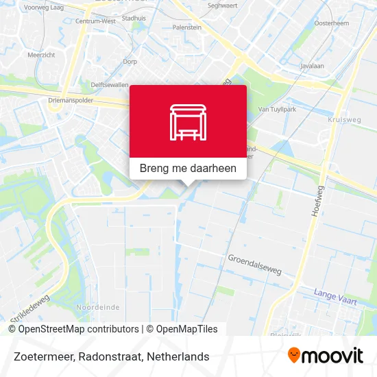 Zoetermeer, Radonstraat kaart