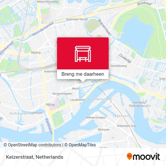 Keizerstraat kaart