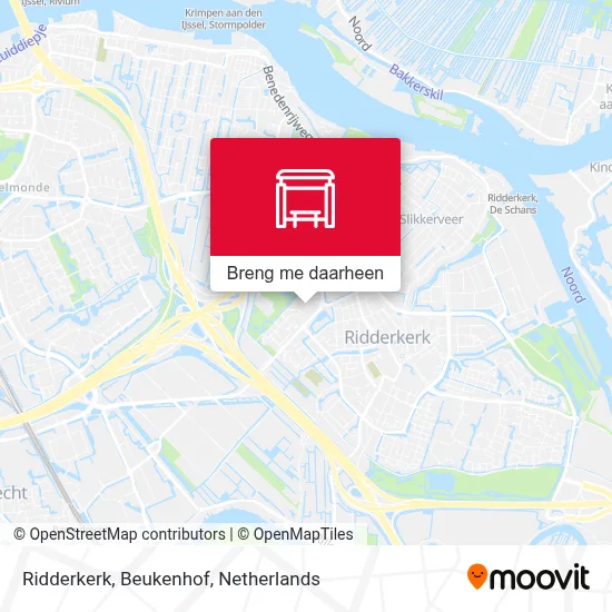Ridderkerk, Beukenhof kaart