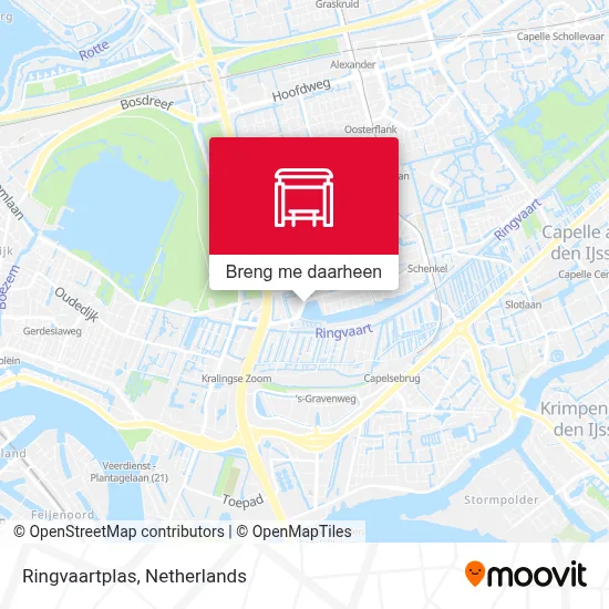 Ringvaartplas kaart