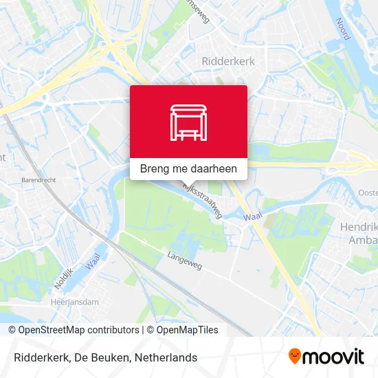 Ridderkerk, De Beuken kaart