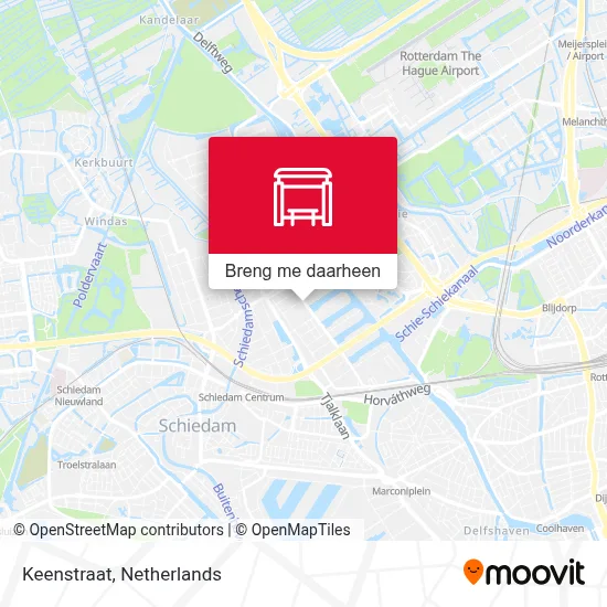 Keenstraat kaart