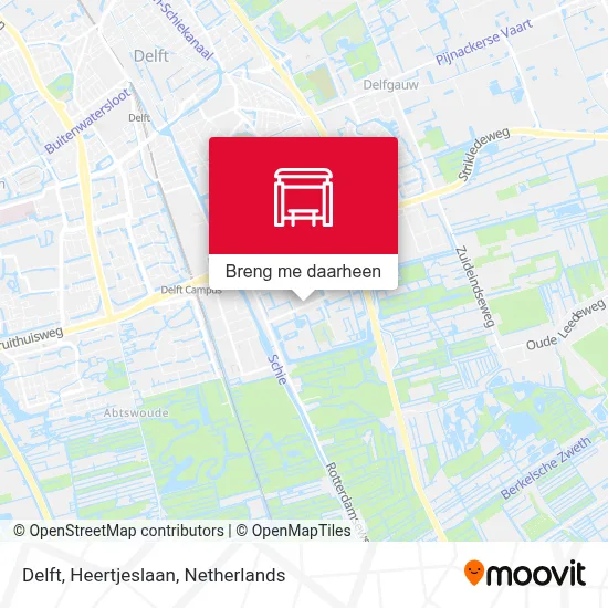 Delft, Heertjeslaan kaart