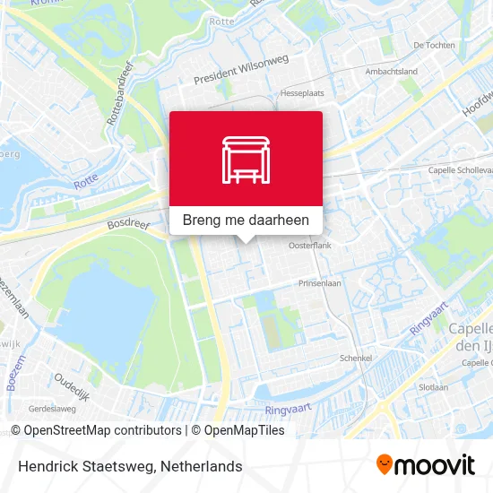Hendrick Staetsweg kaart