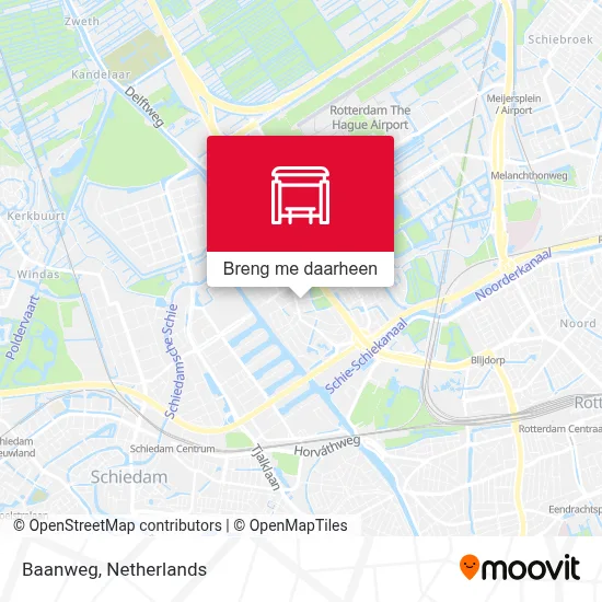 Baanweg kaart