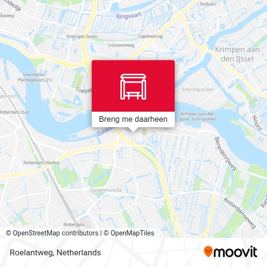 Roelantweg kaart