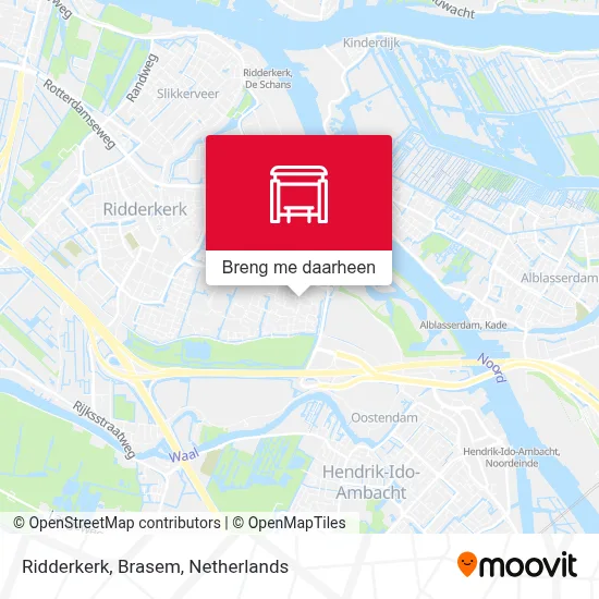 Ridderkerk, Brasem kaart