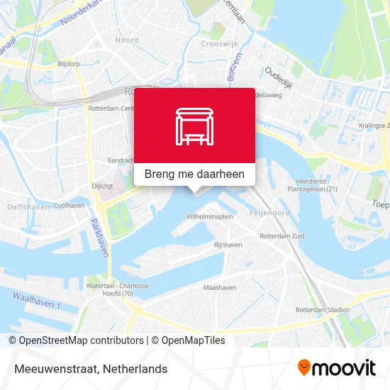 Meeuwenstraat kaart