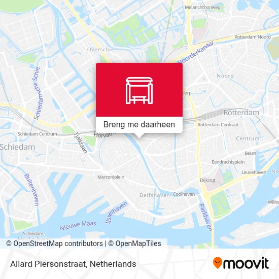 Allard Piersonstraat kaart