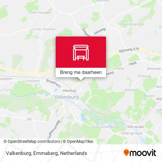 Valkenburg, Emmaberg kaart