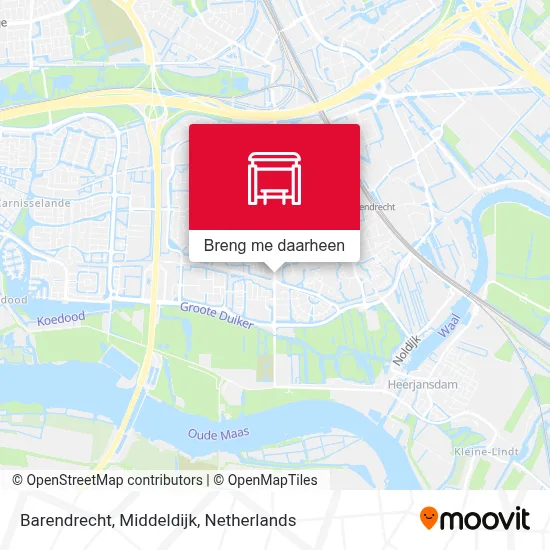Barendrecht, Middeldijk kaart