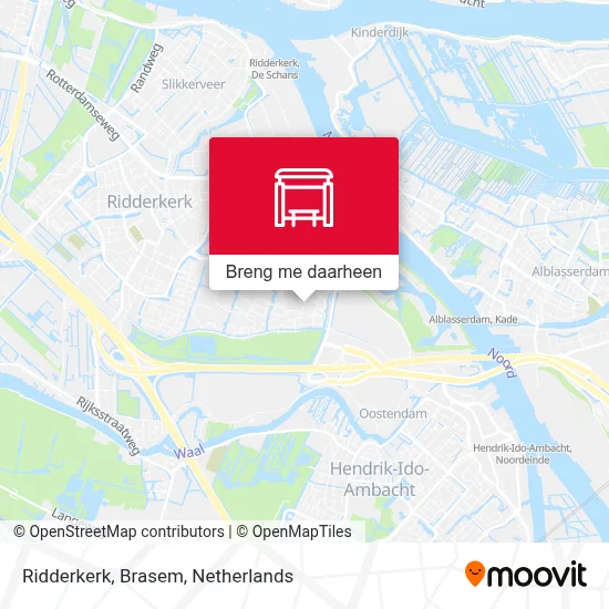 Ridderkerk, Brasem kaart