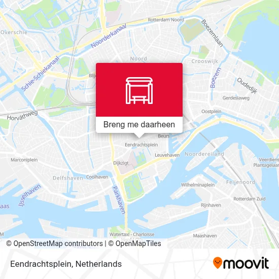 Eendrachtsplein kaart