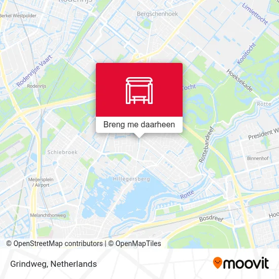 Grindweg kaart