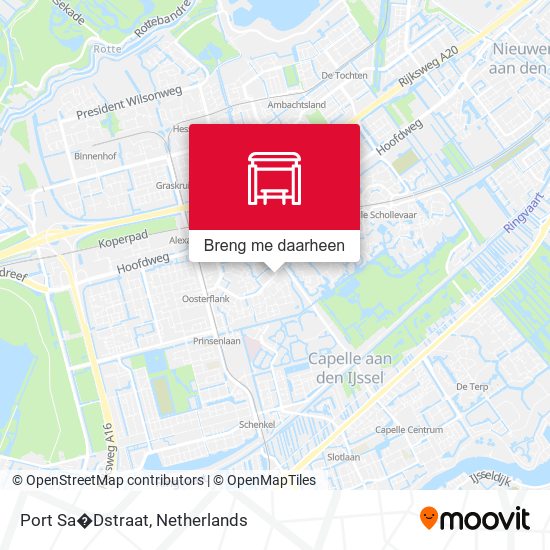 Port Sa�Dstraat kaart